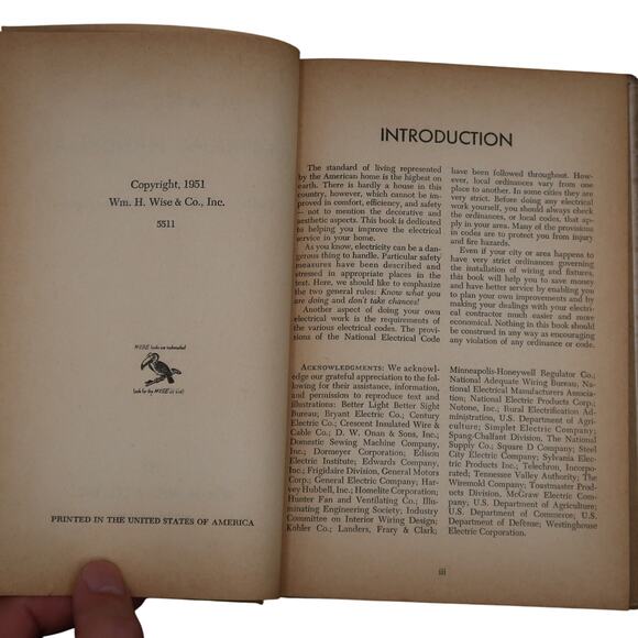The Wise Home Electrical Handyman Hardcover W/ Dust Jacket 1951 Vintage - Picture 12 of 12